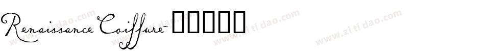 Renaissance Coiffure字体转换